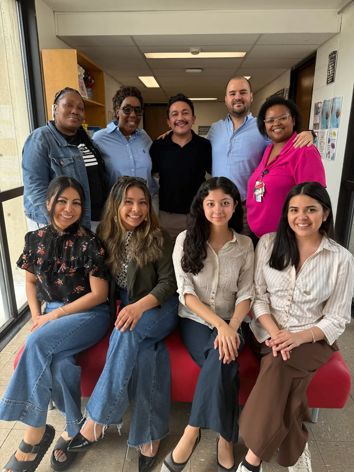 Paola with community partners and program leaders